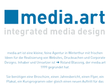Tablet Screenshot of mediaart.ch